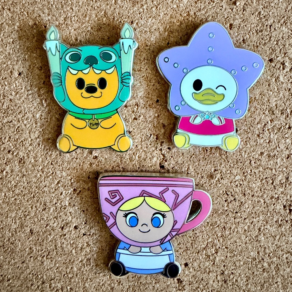 Disney Mini Mixits Enamel Pins (Set of 3)